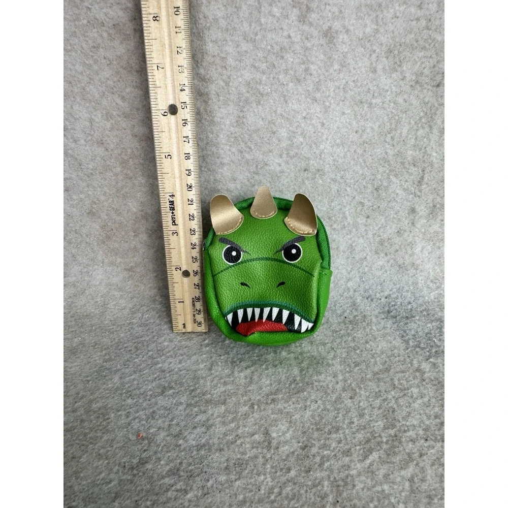 Dinosaur Zipped Pouch Backpack Clip School Kids